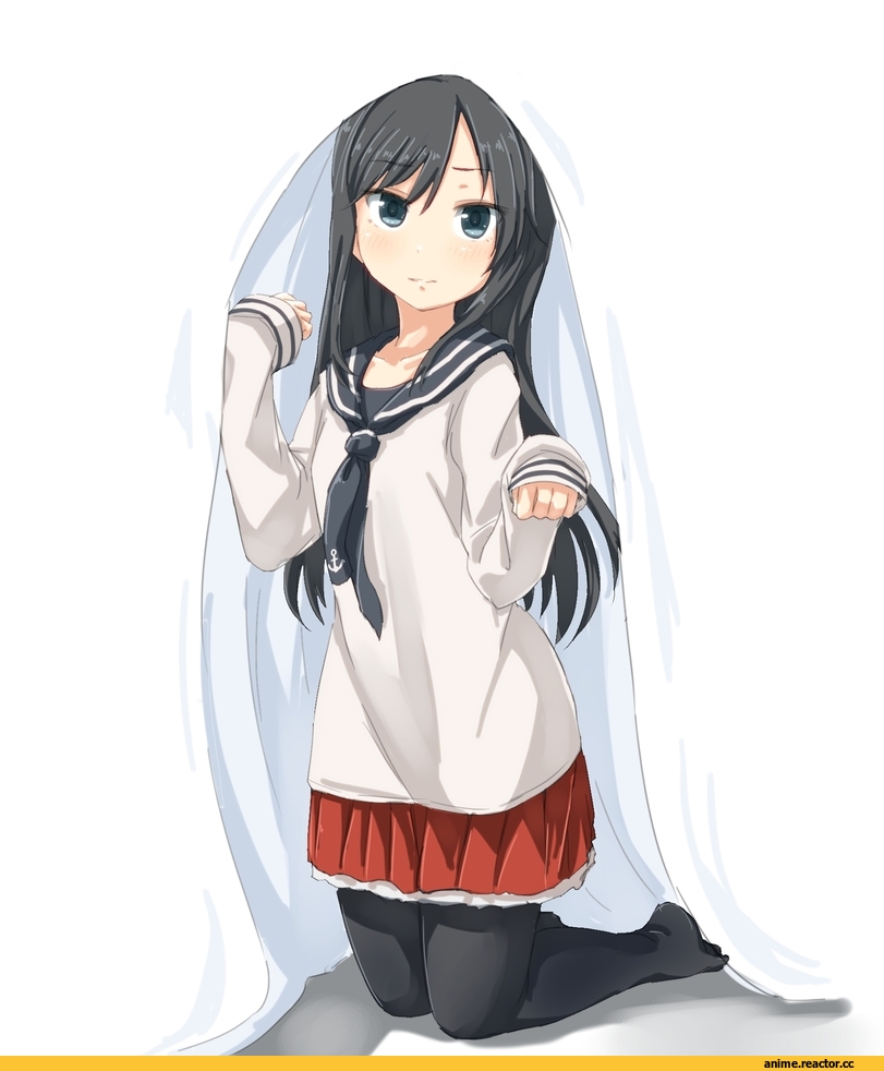 Asashio, Kantai Collection, ame-rain, Anime