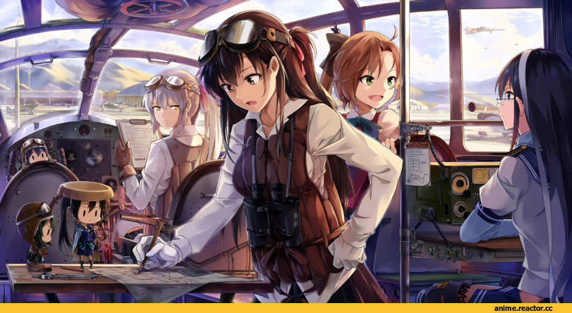 neko (yanshoujie), Anime Art, Kantai Collection, Akigumo, Ooyodo (Kantai Collection), Female Admiral (Kantai Collection), Fairy (Kantai Collection), Anime