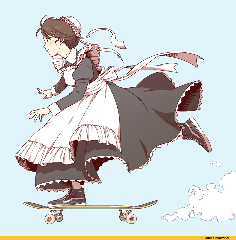 Anime Art, Maid, suzushiro (suzushiro333), Anime