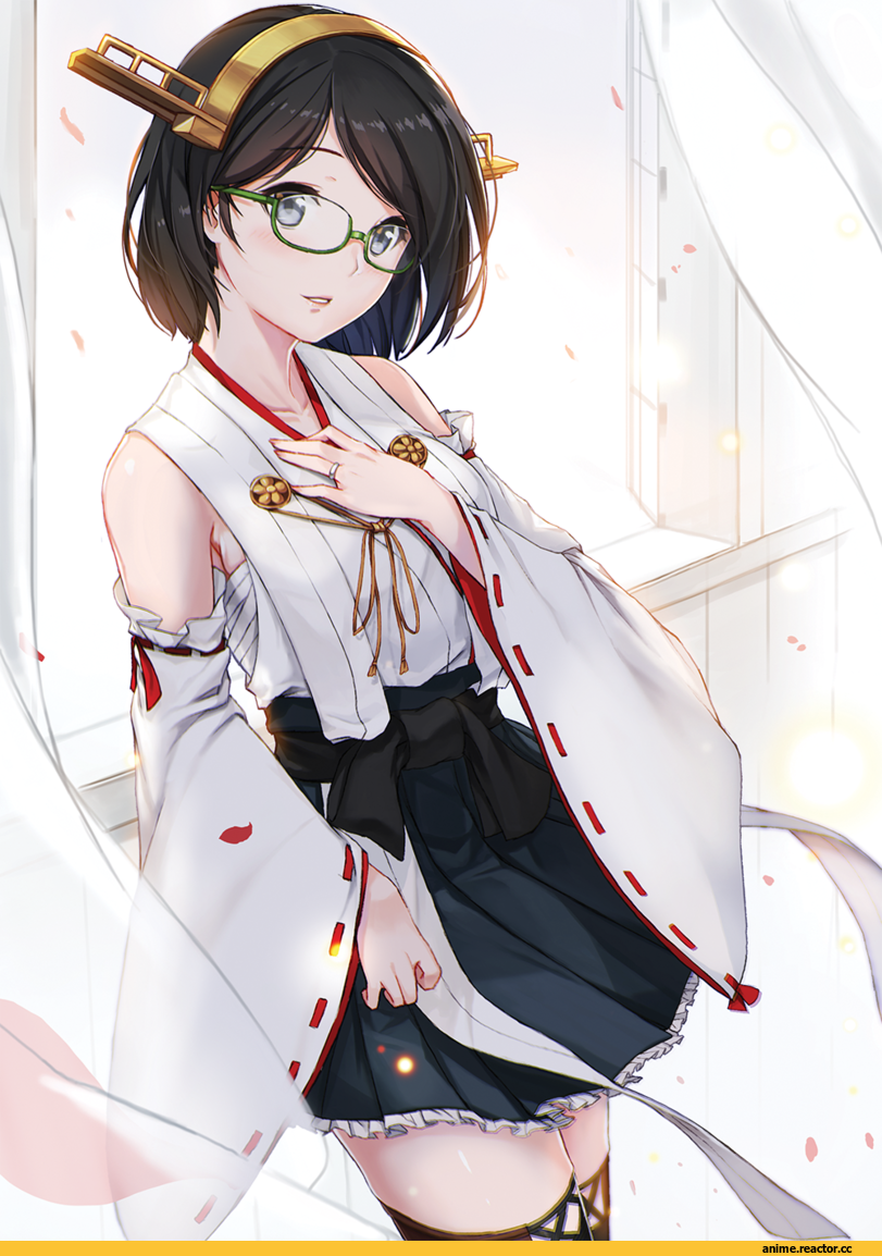 Deneb (Noble324), Anime Art, Kirishima (Kantai Collection), Kantai Collection, Anime