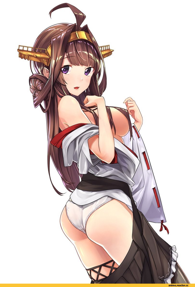 Baffu, Kongou (Kantai Collection), Kantai Collection, Anime Adult pantsu, Anime Ero, oshiri, Anime