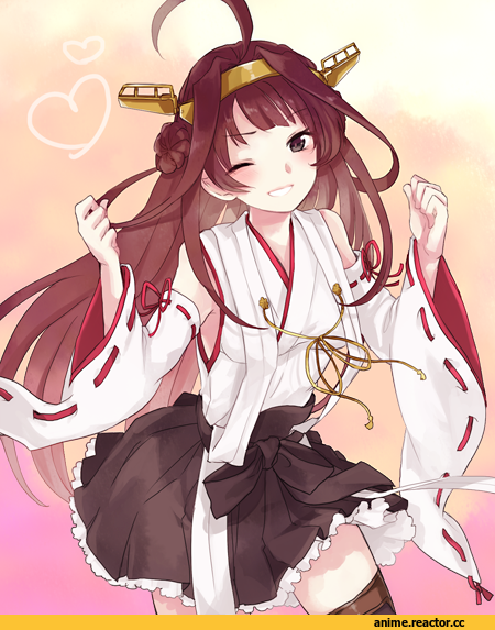 kongou, Kantai Collection, kobayashi kabura, Anime