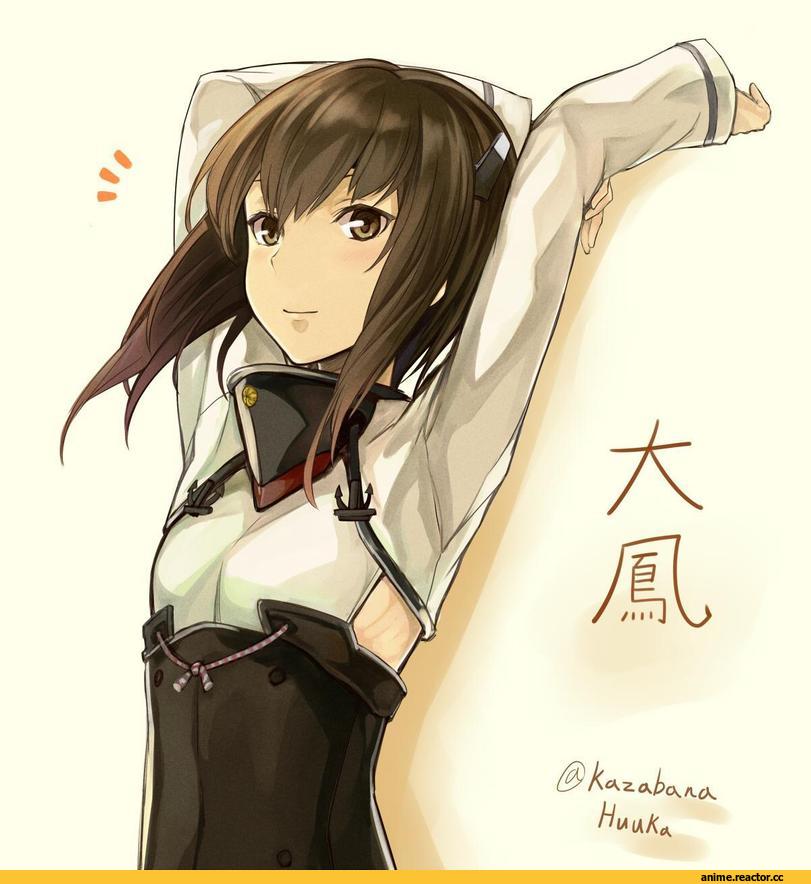 Taihou, Kantai Collection, Kazabana Fuuka, Anime Art, Anime
