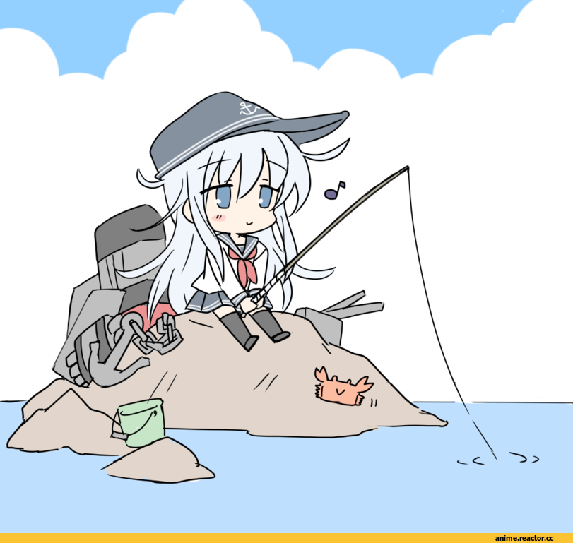 hizuki yayoi, Hibiki (Kantai Collection), Kantai Collection, Anime