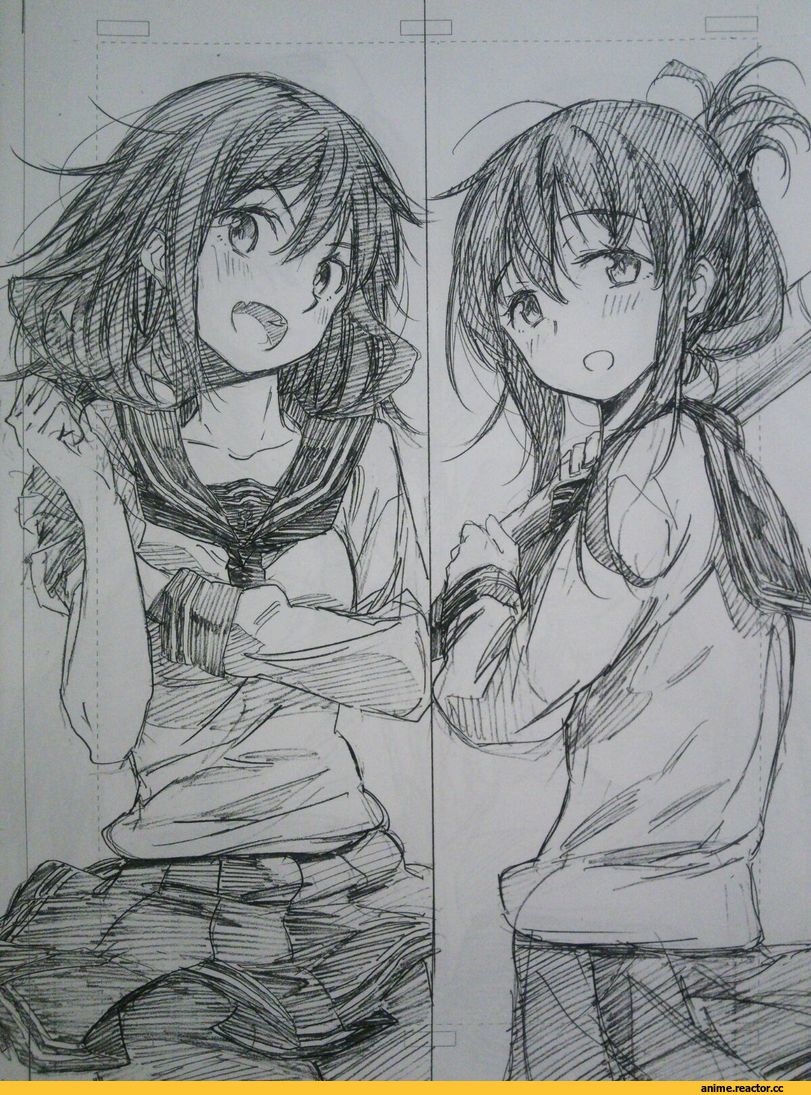 kojima takeshi, Akatsuki, Kantai Collection, Hibiki (Kantai Collection), Ikazuchi, Inazuma (Kantai Collection), Monochrome (Anime), Anime