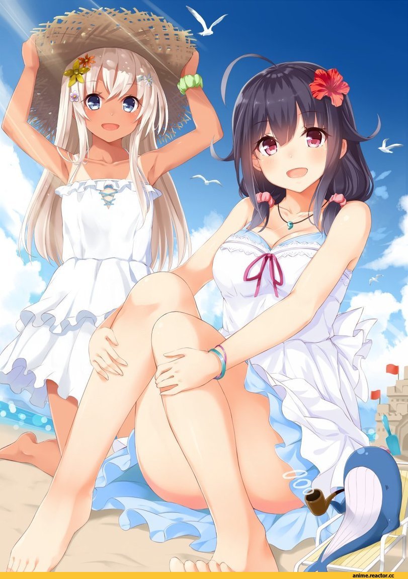 note (aoiro clip), Ro-500 (Kantai Collection), Kantai Collection, Taigei (Kantai Collection), Anime
