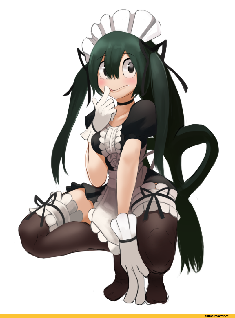 Boku no Hero Academia, Asui Tsuyu, Sookmo, Maid, Anime
