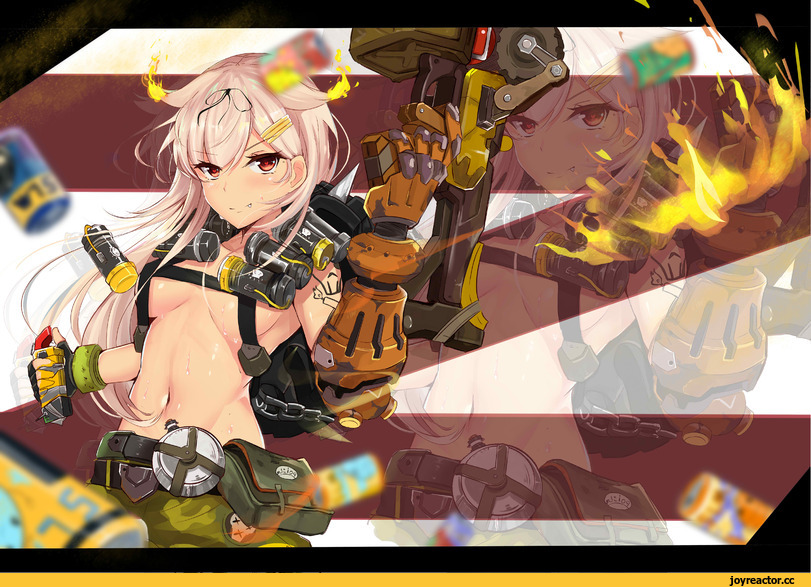 Yuudachi, Kantai Collection, SLm, Overwatch art, Overwatch, Blizzard, фэндомы, crossover, Anime