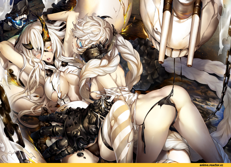 Supply Depot Hime, Kantai Collection, Heavy Cruiser Hime, kingchenxi, Anime Ero, Anime