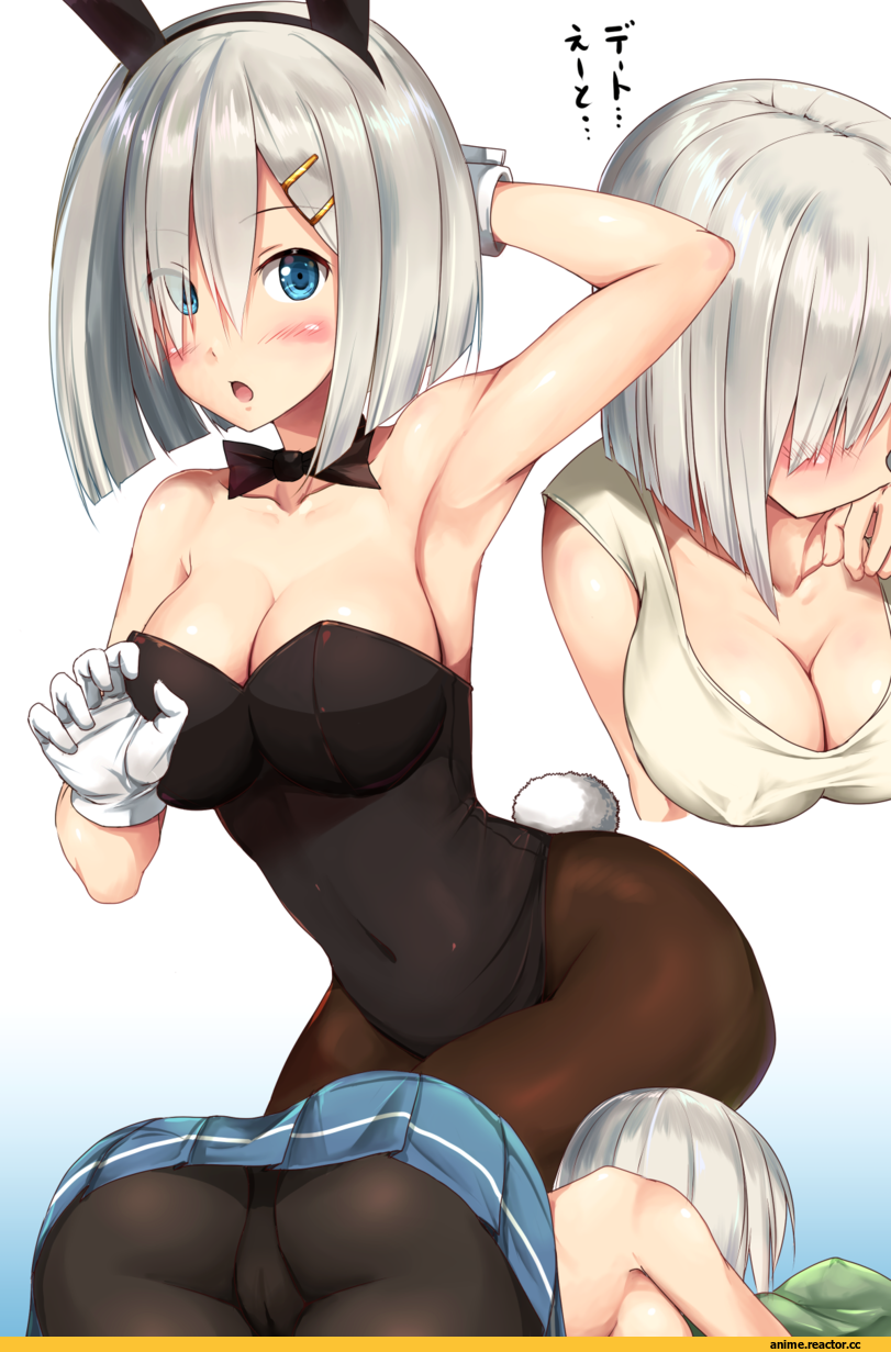 Hamakaze (Kantai Collection), Kantai Collection, Bunnysuit, oshiri, Anime Ero, Anime Ero Pussy, Ichikawa Feesu, Anime Adult pantsu, Anime