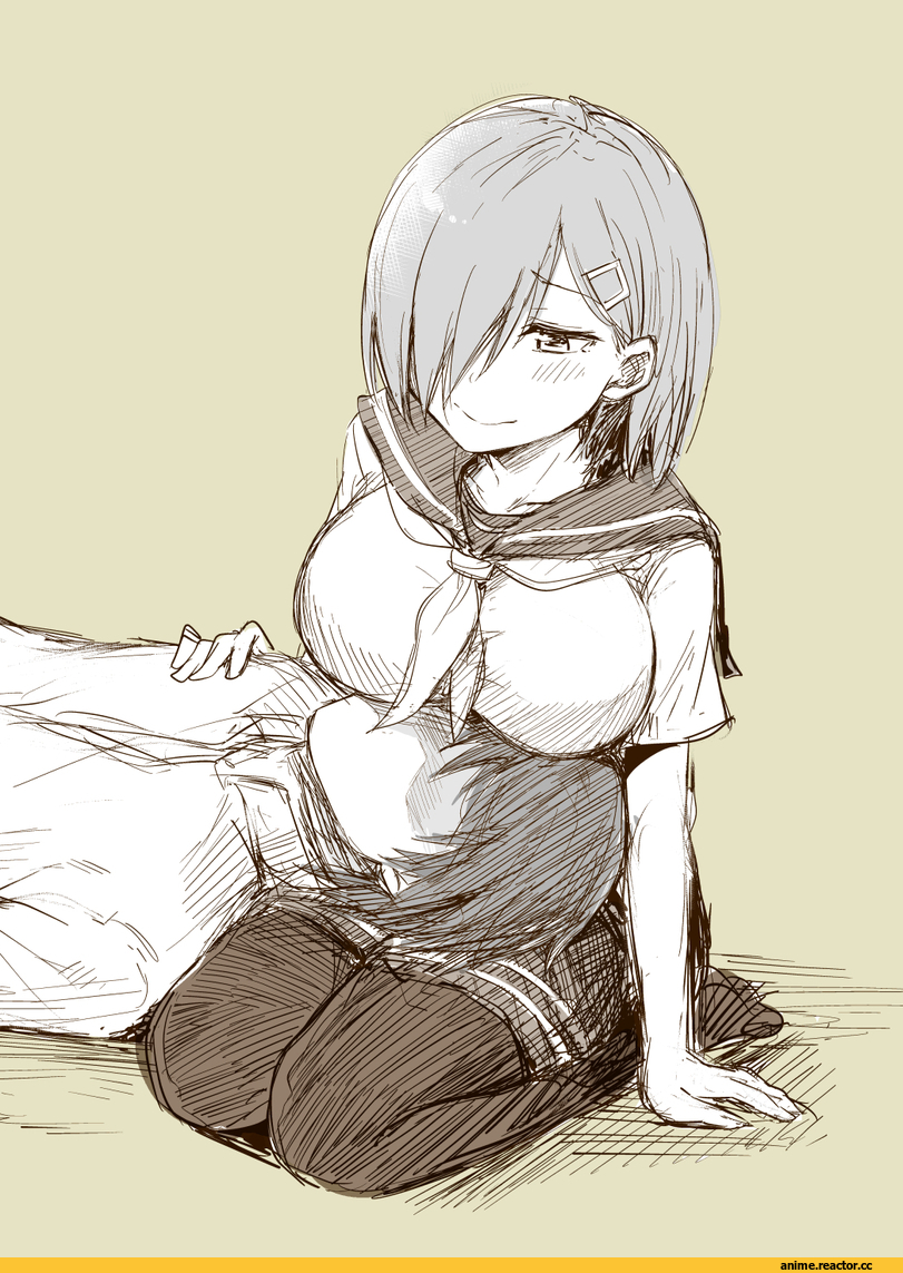 ishima yuu, Admiral (Kantai Collection), Kantai Collection, Hamakaze (Kantai Collection), Monochrome (Anime), Anime