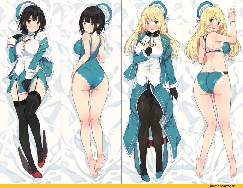 Takao (Kantai Collection), Kantai Collection, Atago (Kantai Collection), Anime Ero Swim, Anime Ero, oshiri, ddal, dakimakura, Anime