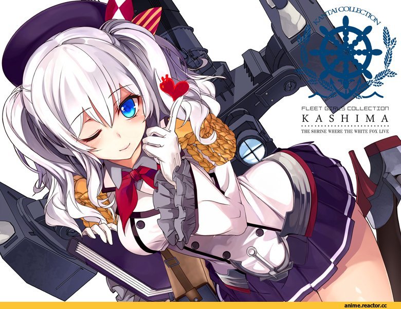 shirokitsune, Kashima (Kantai Collection), Kantai Collection, Anime
