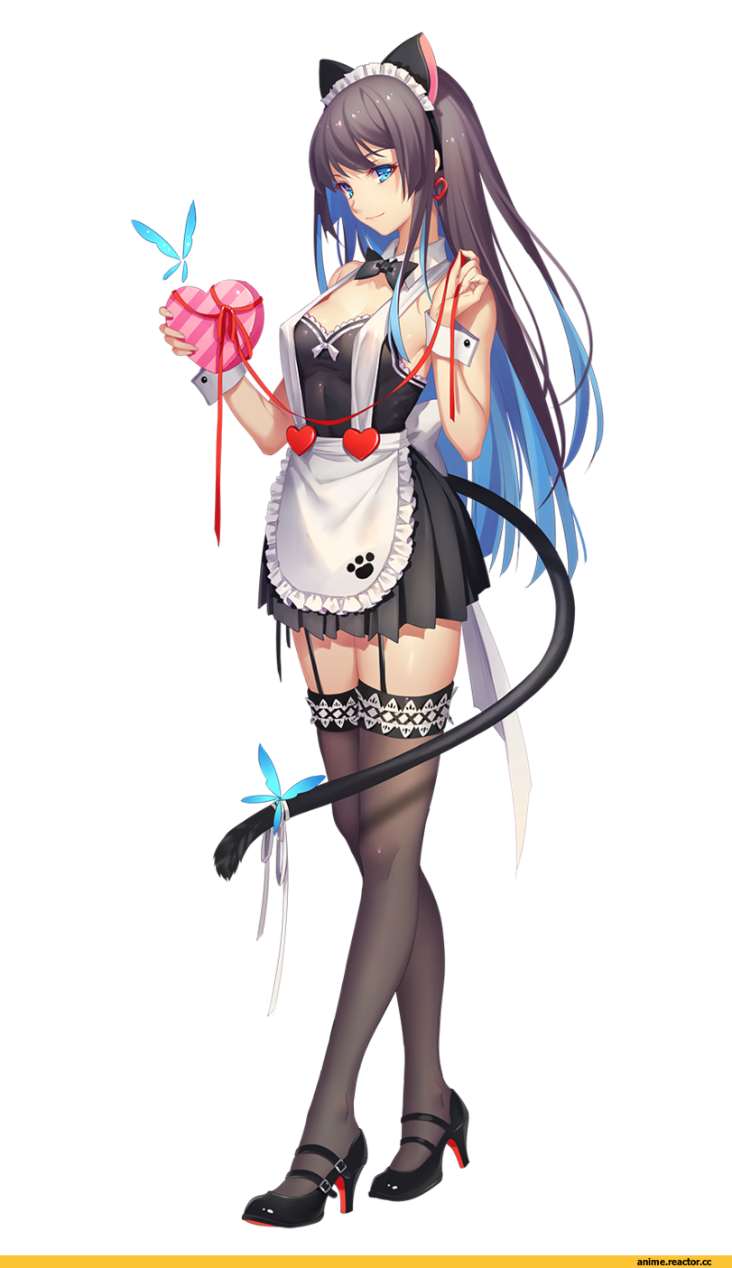 sangai senki, Tidsean, Anime Art, neko, Animal Ears, Anime Ero, Maid, Megane, хайрез, Anime