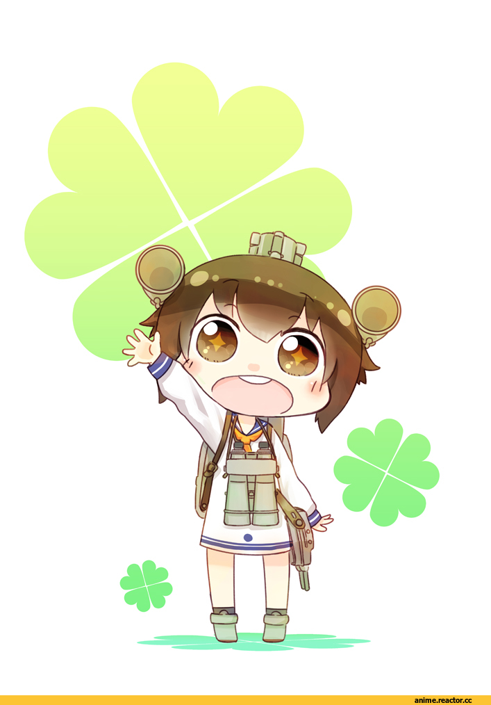 Yukikaze, Kantai Collection, chibi, hinata yuu, Anime