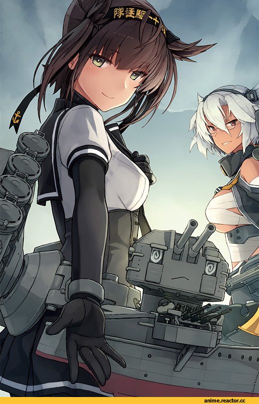 shizuma yoshinori, Musashi (Kantai Collection), Kantai Collection, Hatsuzuki (Kantai Collection), Anime