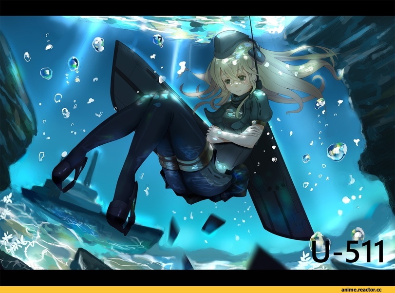 meijin93, U-511 (Kantai Collection), Kantai Collection, Anime
