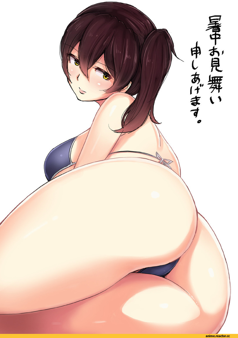 Kaga (Kantai Collection), Kantai Collection, oshiri, Anime Ero, ao madou-shi, Anime Ero Swim, Anime