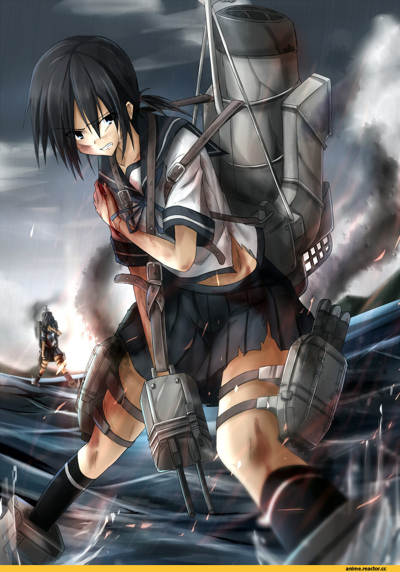 kuwachii, Fubuki (Kantai Collection), Kantai Collection, Anime