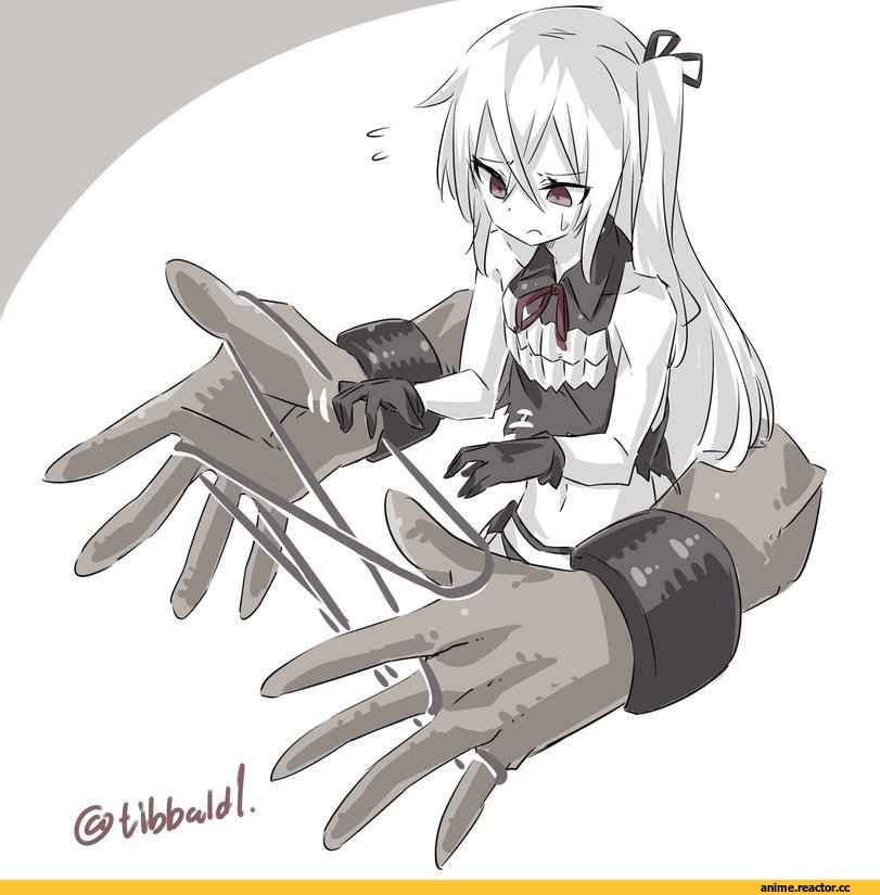 Destroyer Water Oni, Kantai Collection, ebihurya332, Anime