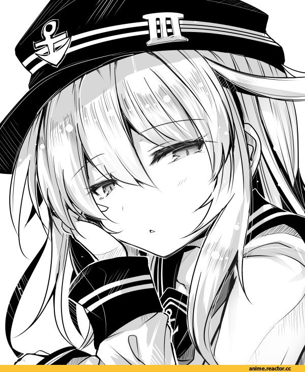 ai takurou, Hibiki (Kantai Collection), Kantai Collection, Monochrome (Anime), Anime