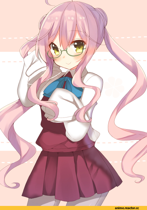 touko (toukoneko), Makigumo, Kantai Collection, Yuudachi, Megane, Anime
