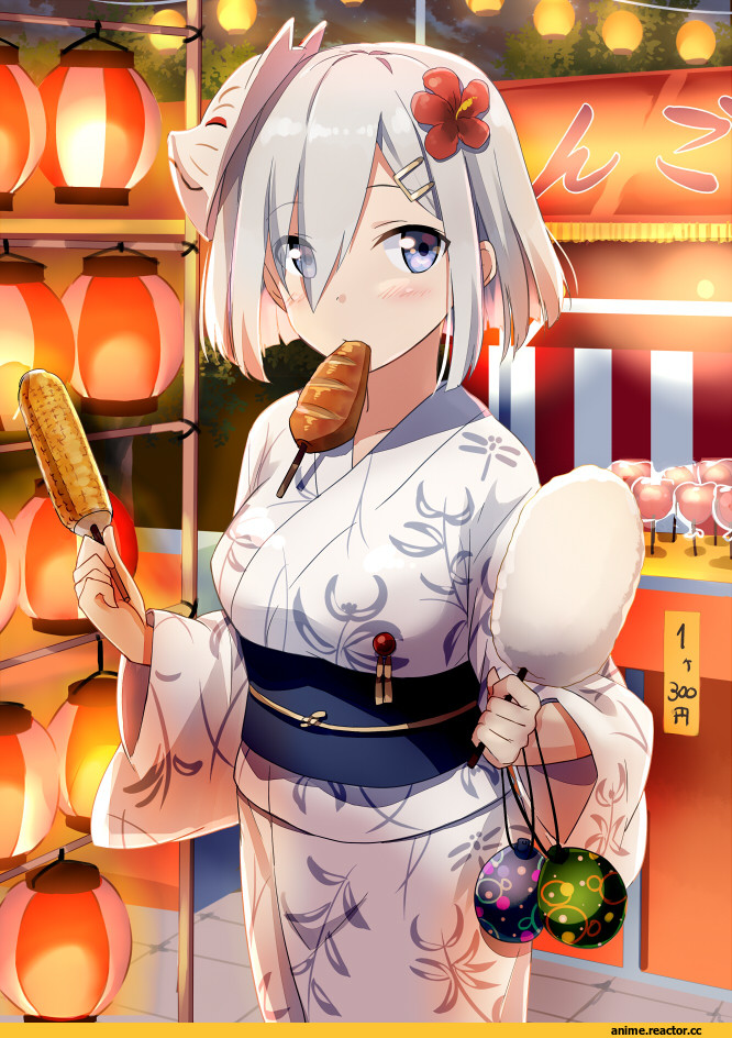 gochou (atemonai heya), Hamakaze (Kantai Collection), Kantai Collection, Anime