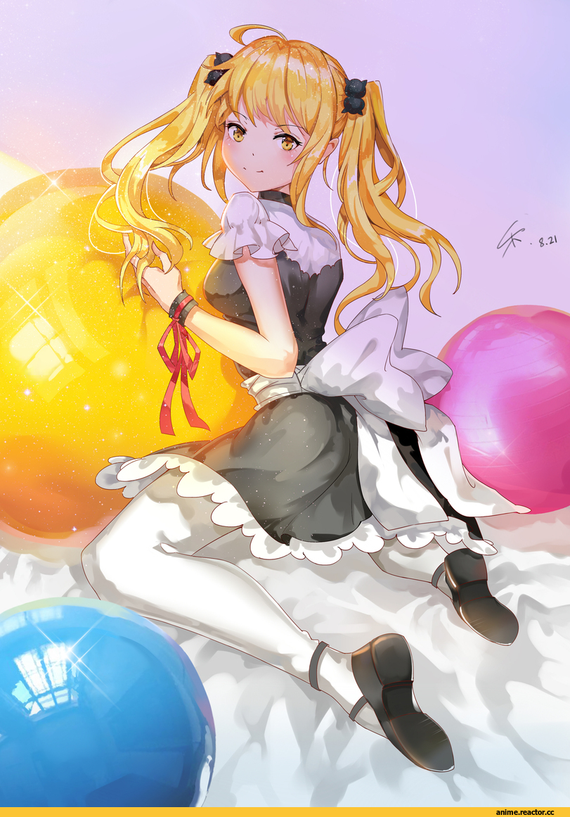 AO, Anime Art, Maid, Anime