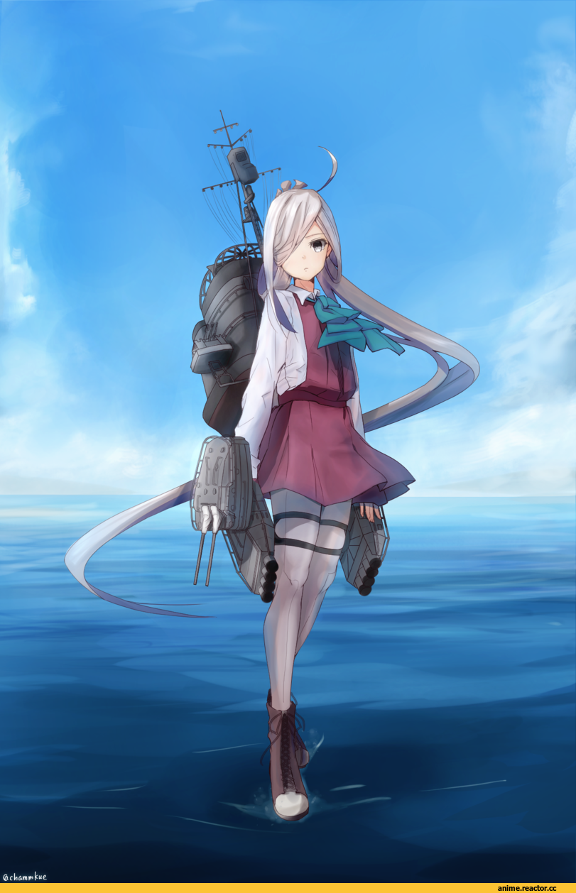 chamu (chammkue), Asashimo (Kantai Collection), Kantai Collection, Anime