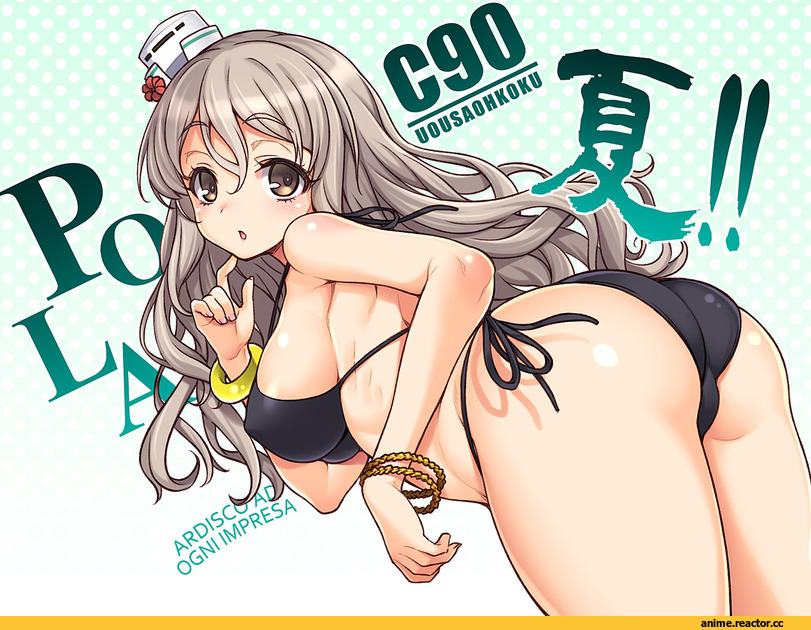 Pola (Kantai Collection), Kantai Collection, uousa-ou, Anime Ero Swim, Anime Ero, oshiri, Anime