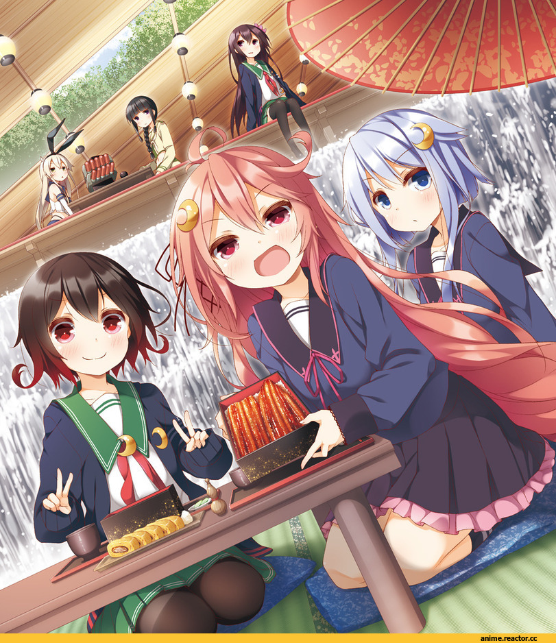 yume no owari, Kisaragi (Kantai Collection), Kantai Collection, Kitakami (Kantai Collection), Mutsuki (Kantai Collection), Shimakaze, Uzuki (Kantai Collection), Yayoi (Kantai Collection), Anime