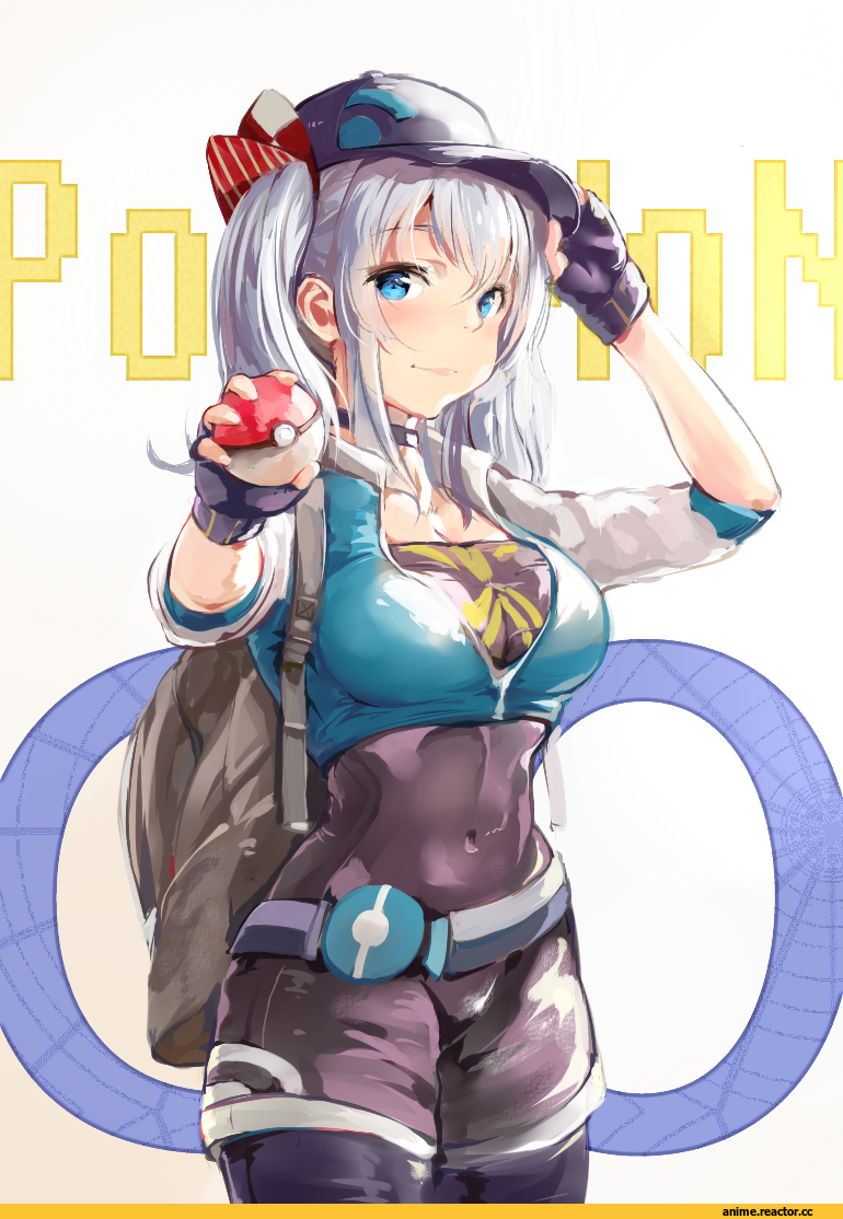 Kantai Collection, Kashima (Kantai Collection), Pokemon Go, crossover, yinzhang, Anime