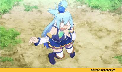 KonoSuba, Aqua (KonoSuba), anime gif, Anime