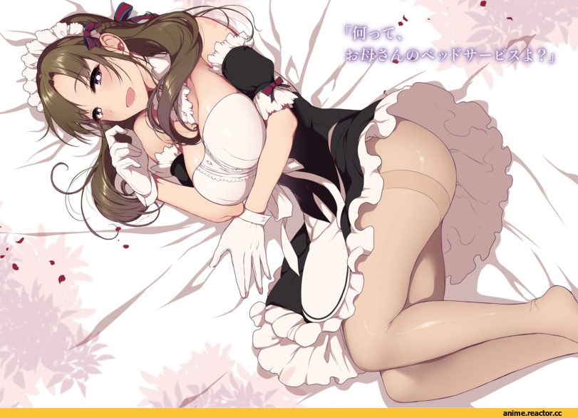 Pochi (Pochi-Goya), Anime Art, Tsuujou kougeki ga zentai kougeki de ni-kai kougeki no okaasan wa suki desu ka?, Oosuki Mamako, Maid, Anime