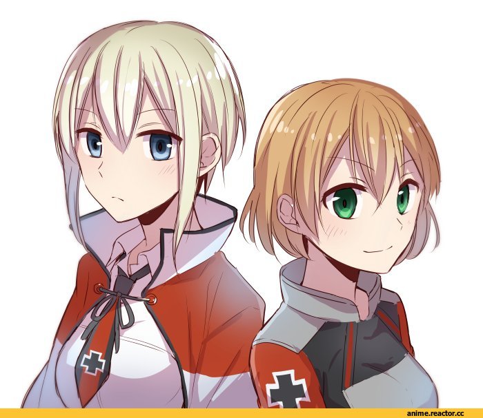 shika (hachilemon), Graf Zeppelin, Kantai Collection, Prinz Eugen, Anime