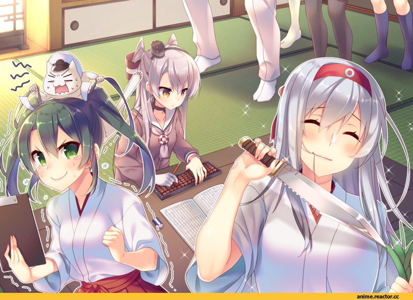 tahya, Amatsukaze (Kantai Collection), Kantai Collection, Zuikaku, Shoukaku, Anime