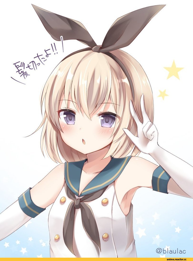 Shimakaze, Kantai Collection, masayo (gin no ame), Anime