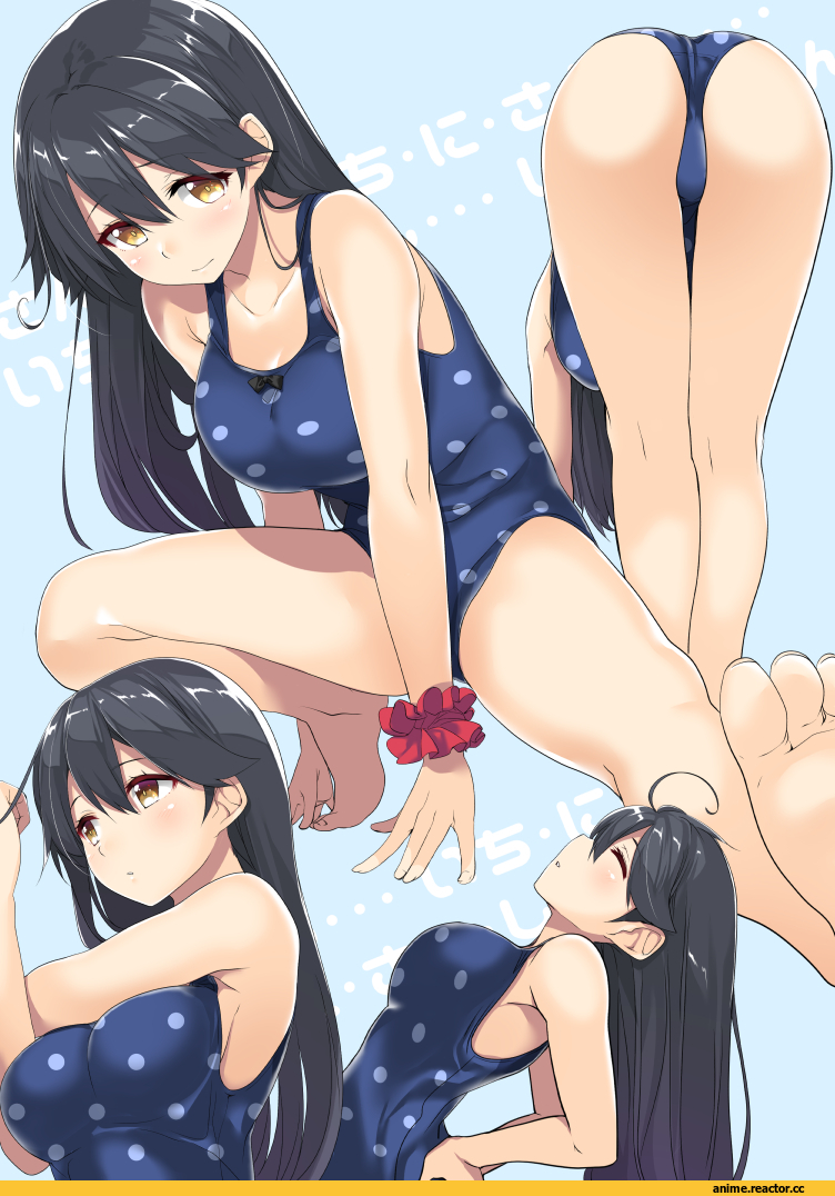 gintarou (kurousagi108), Ushio, Kantai Collection, Anime Ero Swim, Anime Ero, oshiri, Anime