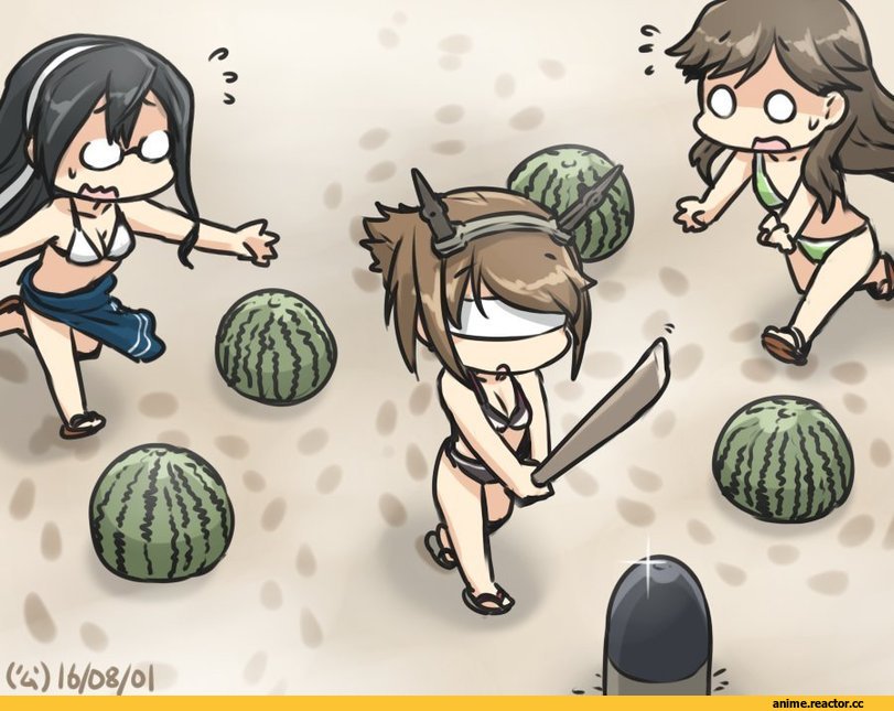 Arashio (Kantai Collection), Kantai Collection, Mutsu, Ooyodo (Kantai Collection), Hamu Koutarou, Anime Ero, Anime Ero Swim, Anime