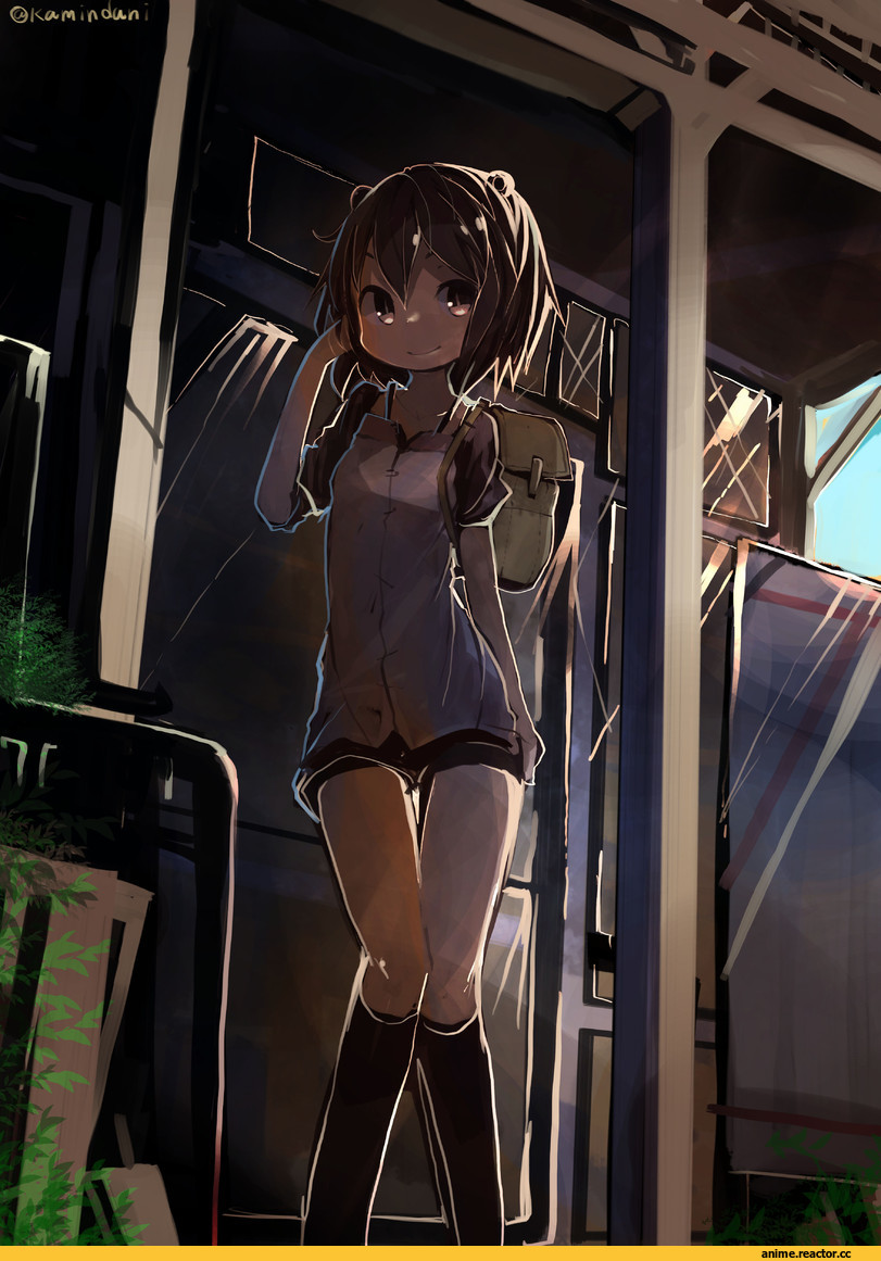 kaamin (mariarose753), Yukikaze, Kantai Collection, Anime