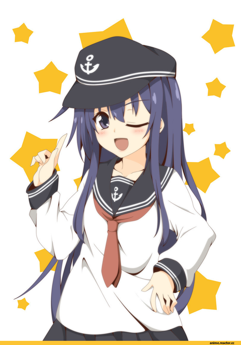 kisaragi yuu (re, lucks), Akatsuki, Kantai Collection, Hibiki (Kantai Collection), Anime