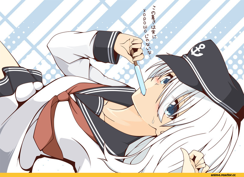 kisaragi yuu (re, lucks), Akatsuki, Kantai Collection, Hibiki (Kantai Collection), Anime