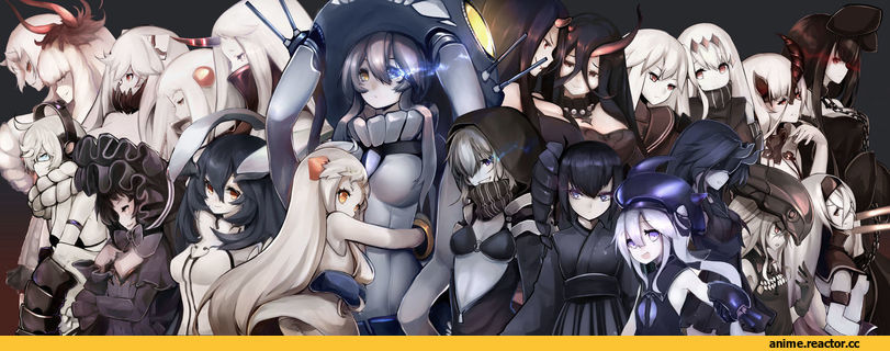 Airfield Hime, Destroyer Hime, Northern Ocean Hime, Re-class Battleship, Seaport Hime, Wo-Class Aircraft Carrier , battleship hime, Isolated Island Oni, Midway Hime, Ru-class Battleship, Anime, Kantai Collection, armored aircraft carrier oni, Anchorage Hime, southern ocean oni, hachachi, Aircraft Carrier Water Oni, Aircraft Carrier Oni, Aircraft Carrier Hime