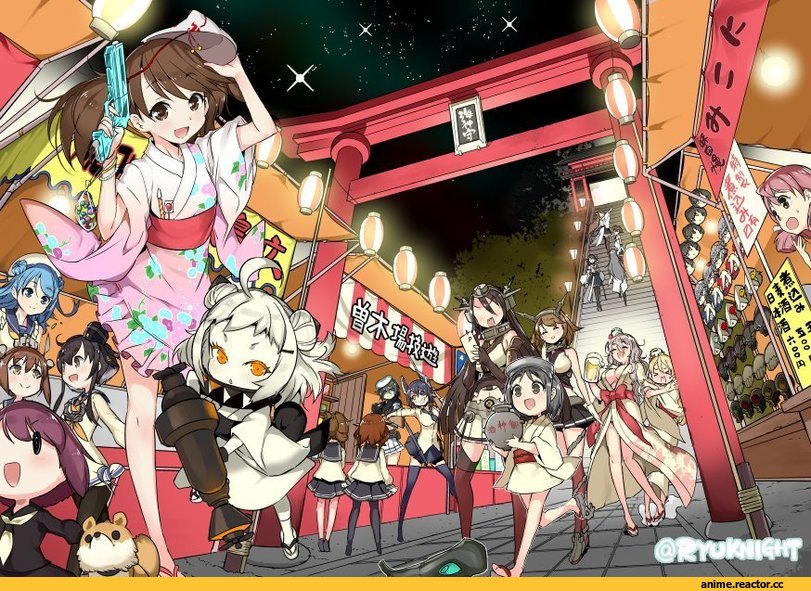 Anime Art, Yukata, Haruna (Kantai Collection), ikazuchi (kantai collection), Inazuma (Kantai Collection), Kongou (Kantai Collection), Nagato (Kantai Collection), Northern Ocean Hime, ryuujou (kantai collection), tenryuu (kantai collection), Anime, Kantai Collection, naitou ryuu, I-Class Destroyer, Maru-yu, Zara (Kantai Collection), Pola (Kantai Collection), Fairy (Kantai Collection), Kiso, Urakaze, Tokitsukaze (Kantai Collection), Akashi (Kantai Collection), hiei (kantai collection), Kirishima (Kantai Collection), Yukikaze (Kantai Collection), Mutsu (Kantai Collection)