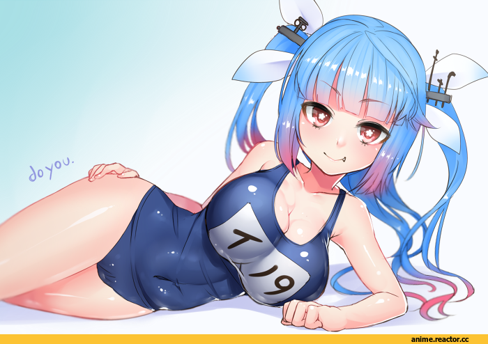 I-19, Kantai Collection, Animal Ears, doyouwantto, Anime