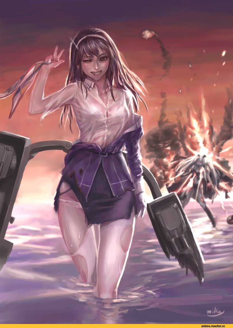 Ashigara (kantai collection), Kantai Collection, murasaki-sin, Anime Ero, Anime Ero Swim, Anime