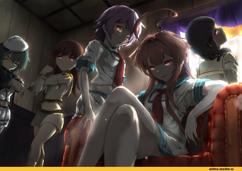 kiso (kantai collection), Kitakami (Kantai Collection), Kantai Collection, Kuma (Kantai Collection), Ooi (Kantai Collection), Tama (Kantai Collection), rerubixi, Anime