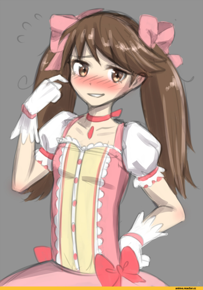 Kantai Collection, Ryuujou, crossover, Kaname Madoka, Mahou Shoujo Madoka Magica, yoshiwa tomo, Anime