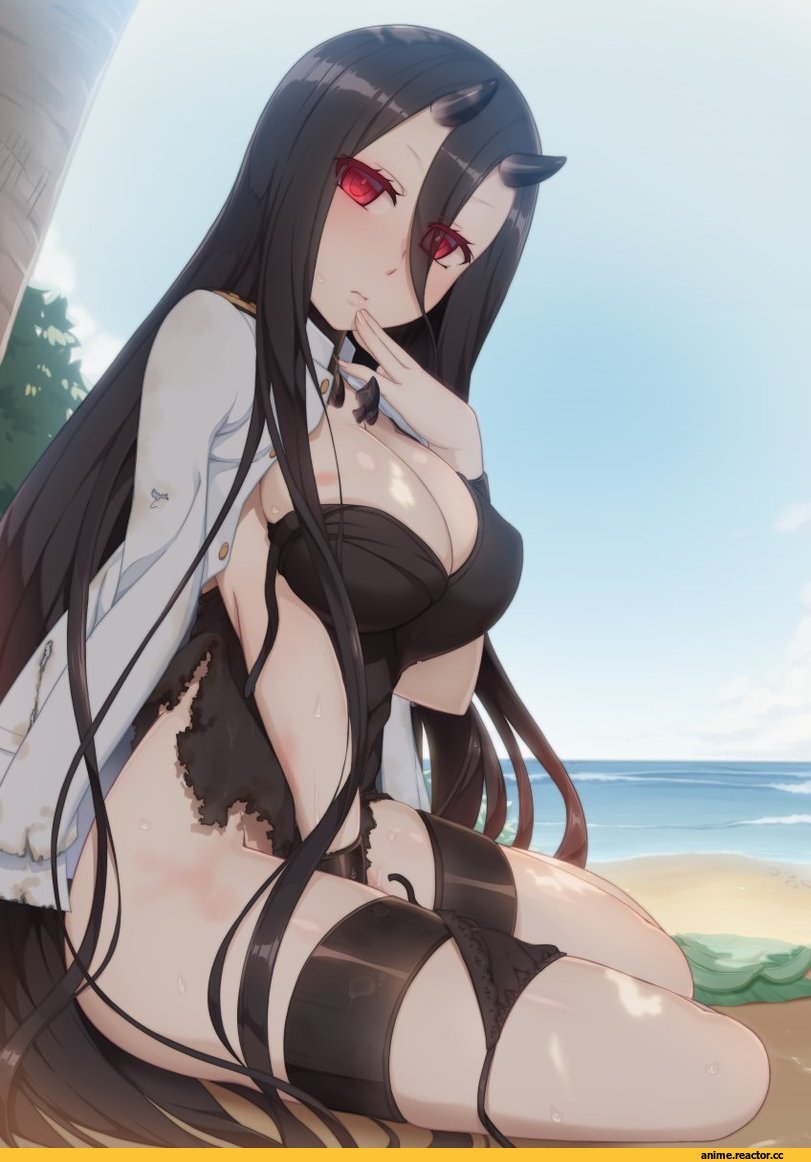 battleship hime, Kantai Collection, tachimi (basue), Anime Ero, Anime