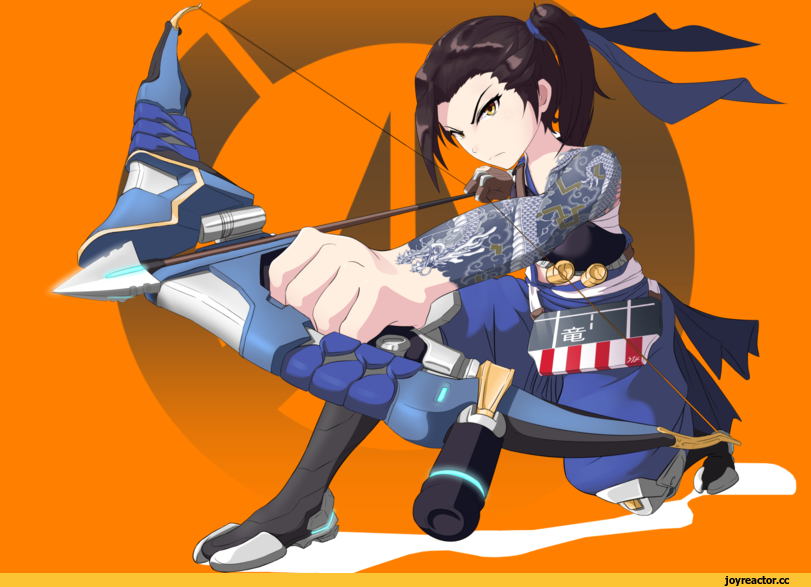 Blizzard, фэндомы, Hanzo, Overwatch, Kaga (Kantai Collection), Kantai Collection, crossover, S1k Bo1, Anime